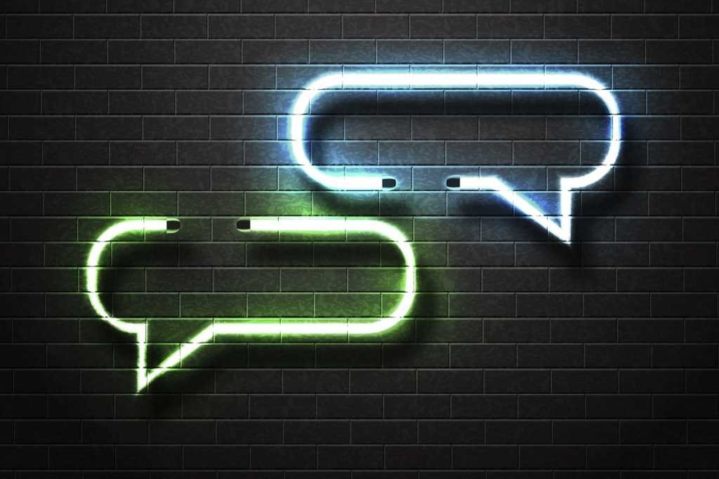 speech balloons speech bubbles conversation talk social media network by comicsans getty