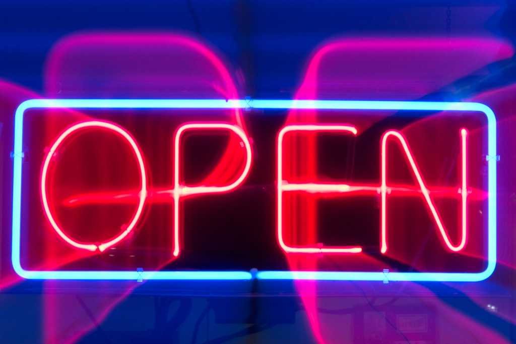 Neon Open sign